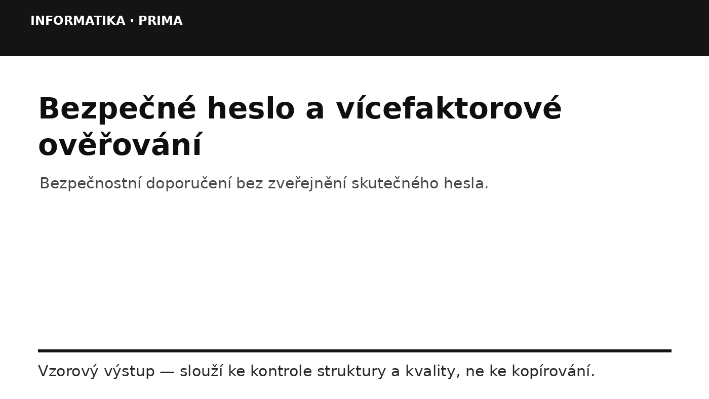 Náhled typu výsledku