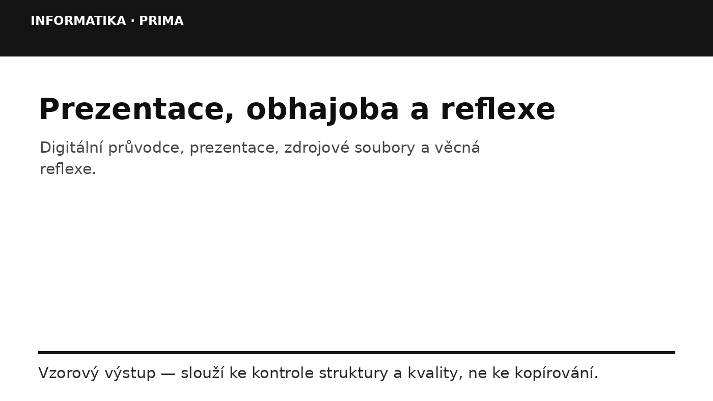Náhled typu výsledku
