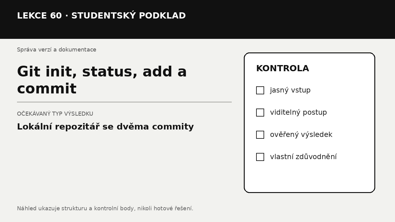 Náhled typu výsledku