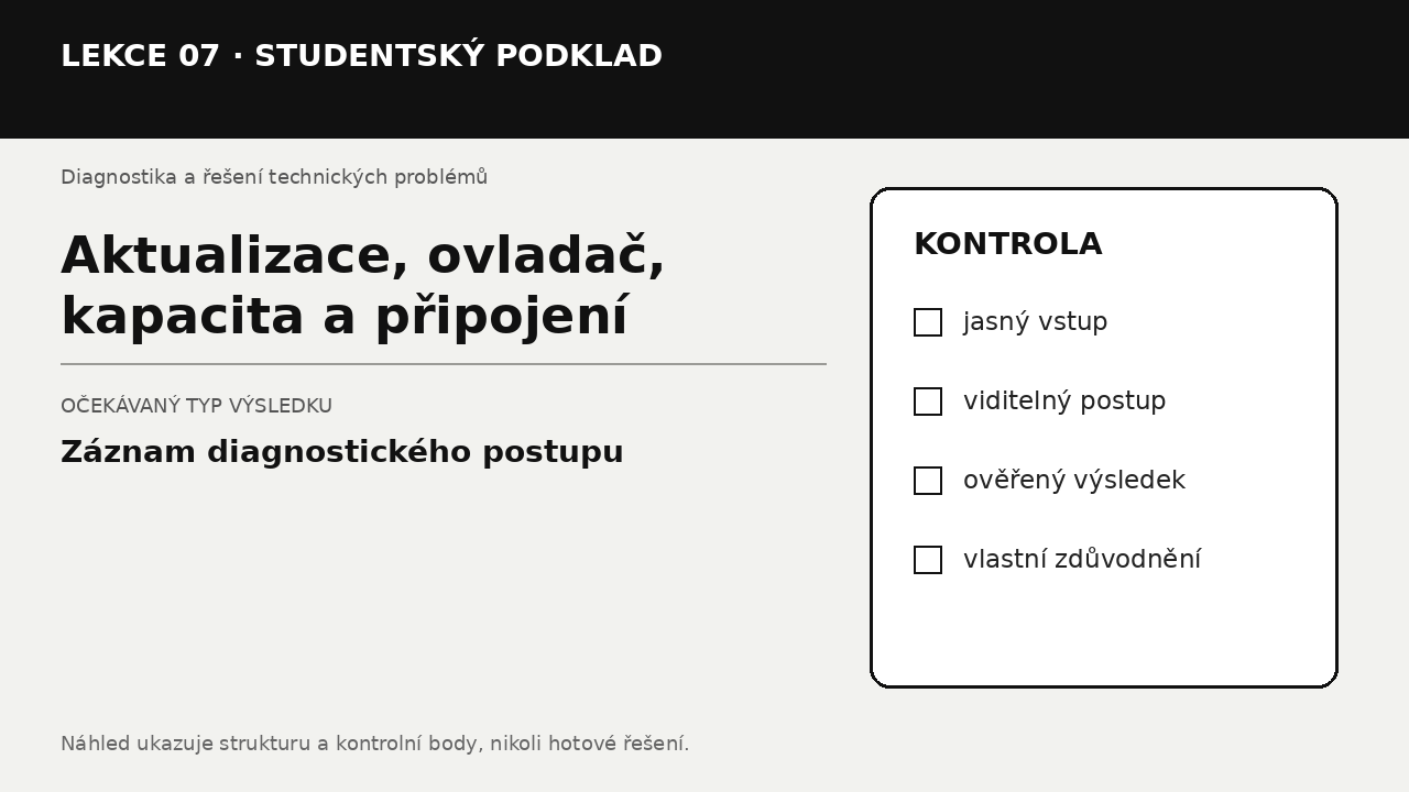 Náhled typu výsledku