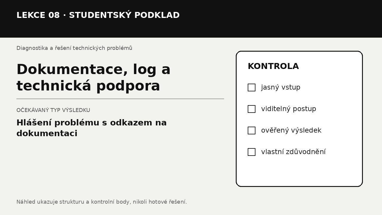 Náhled typu výsledku