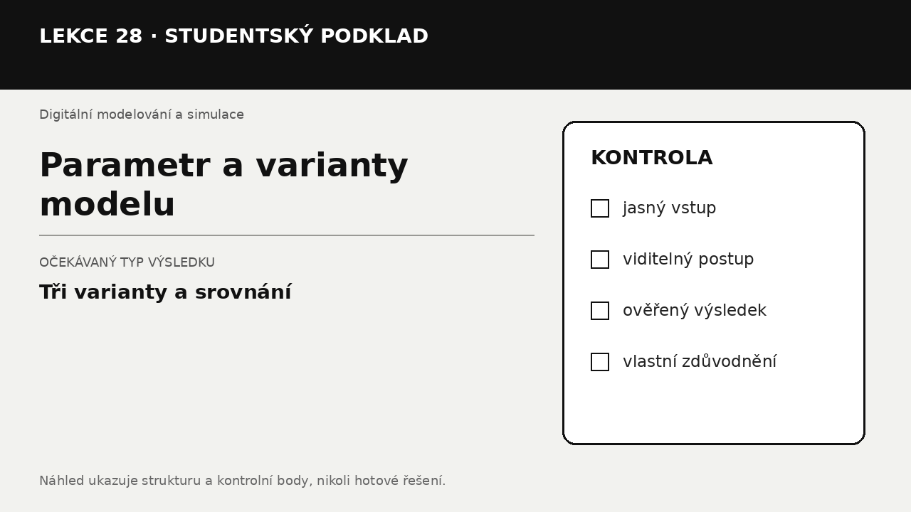 Náhled typu výsledku