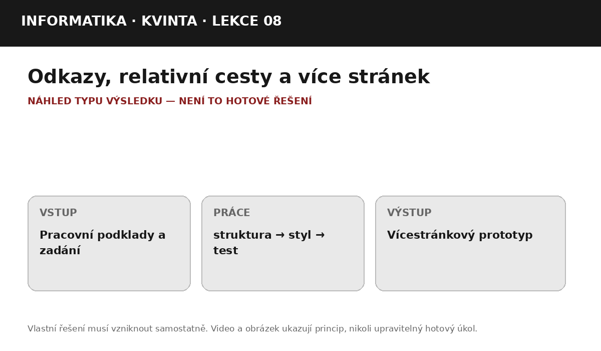 Náhled typu výsledku