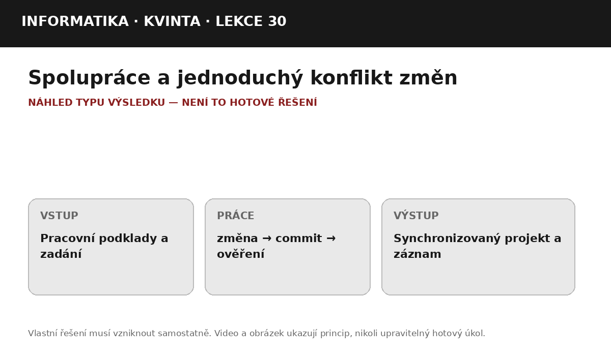 Náhled typu výsledku
