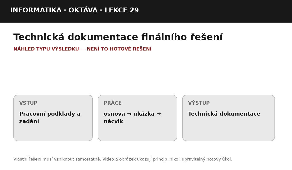 Náhled typu výsledku